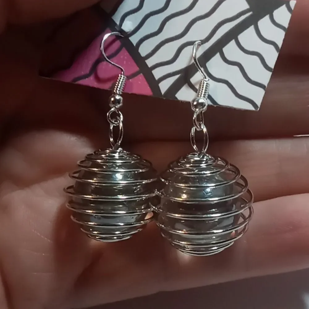 Marble earrings - Picture 1 of 4